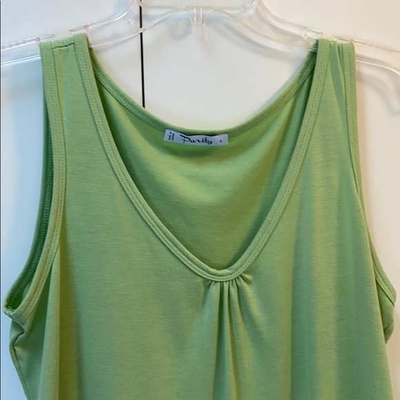 NWOT Sage Green Tank Top made in Canada L - Picture 3 of 11